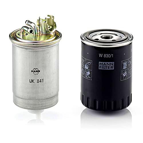 Mann-Filter Original Filtro De Combustible Wk 841 - Para Automóviles + Original Filtro De Aceite W 830/1