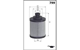 Mecafilter ELH4417 Filtro de aceite