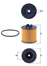 Mahle Filter OX341D Filtro De Aceite