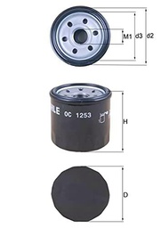 Mahle Spin de filtro de aceite  -  oc1253