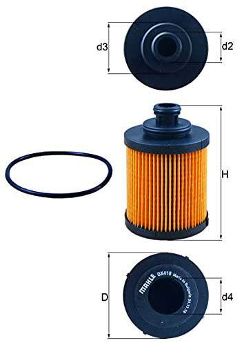 Mahle Filter OX418D Filtro De Aceite