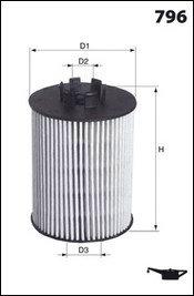 Mecafilter elh4464 Filtro de aceite