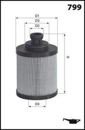 Mecafilter elh4468 Filtro de aceite
