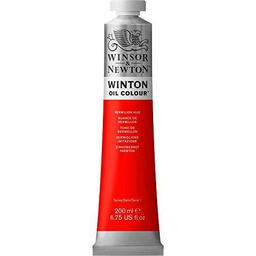 Winsor &amp; Newton Winton - Tubo De Pintura Al Óleo, 200 ml, Bermellon