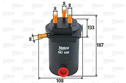 Valeo 587556 Filtro diésel