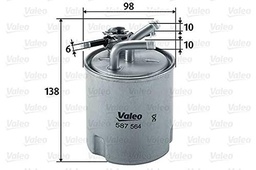 Valeo 587564 Filtro diésel