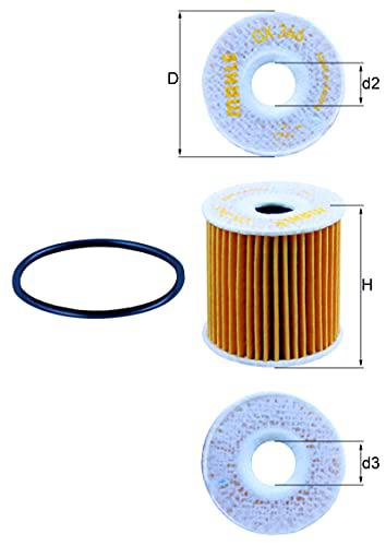 Mahle Filter OX346D Filtro De Aceite