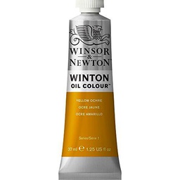Winsor &amp; Newton Winton - Tubo óleo, 37 ml, color ocre amarillo