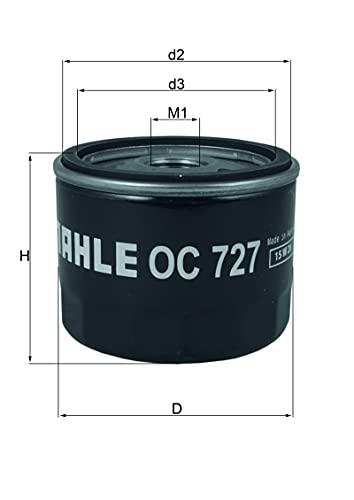 Mahle Siervo filtro oc727 öllfilter
