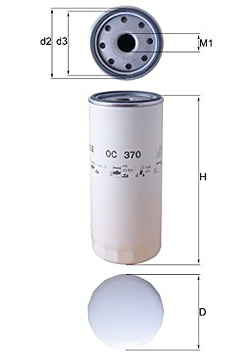 Knecht OC 370 filtro de aceite