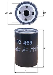 Knecht OC 469 filtro de aceite