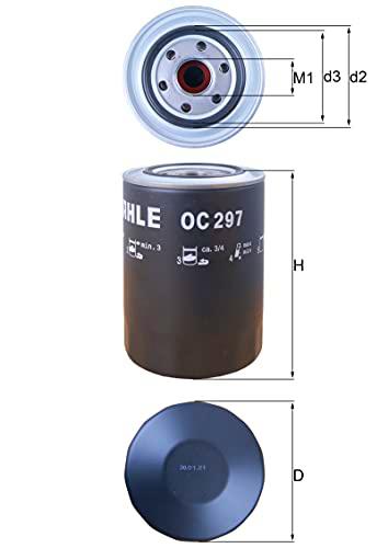 Mahle Filter OC297 Filtro De Aceite