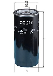 Knecht OC 213 filtro de aceite