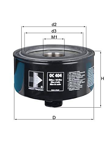 Mahle Filter OC404 Filtro De Aceite