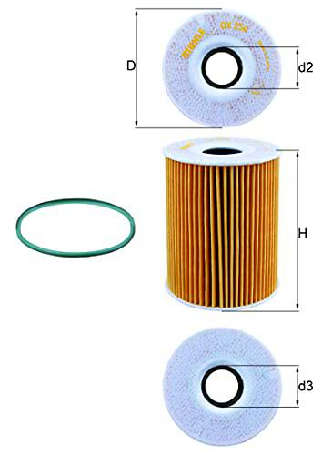 Knecht OX 254D4 filtro de aceite