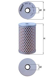 Mahle Filter HX15 Filtro Hidráulico