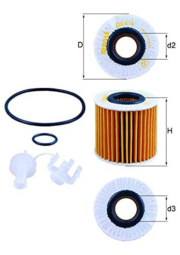 Knecht OX 414D1 Filtro de aceite