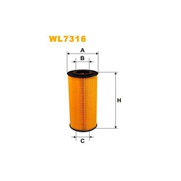 Wix Filter WL7316 - Filtro De Aceite