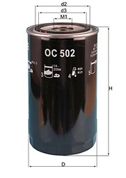 KNECHT OC 502 Filtro de aceite