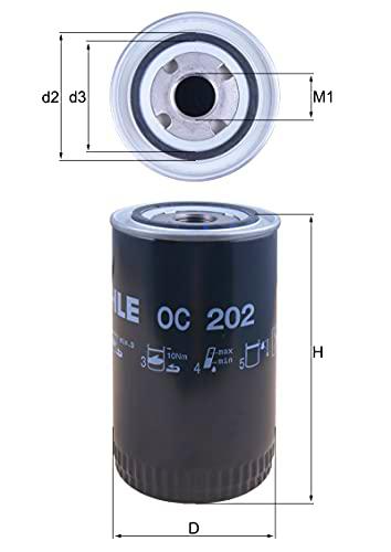 Knecht OC 202 Filtro de aceite