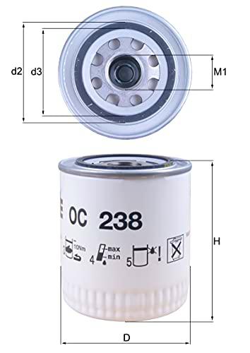 Mahle Filter OC238 Filtro De Aceite