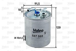 Valeo 587565 Filtro diésel