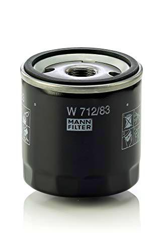 Original MANN-FILTER Filtro de aceite W 712/83 - Para automóviles y vehículos de utilidad