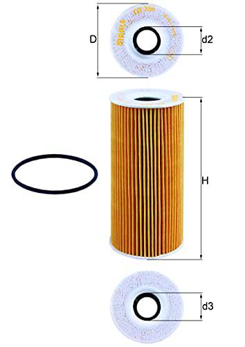 Knecht OX 366D Filtro de aceite
