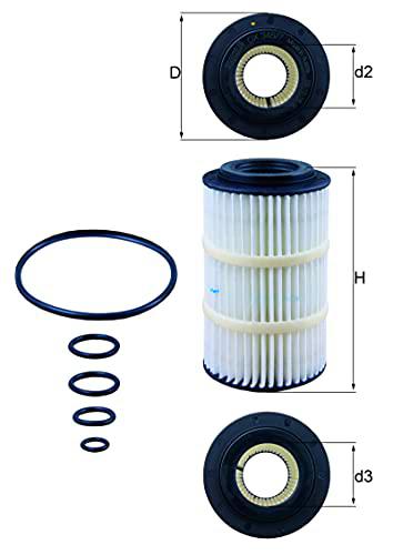 Mahle Filter OX345/7D Filtro De Aceite