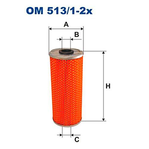 Filtron OM513/1-2x Bloque de Motor