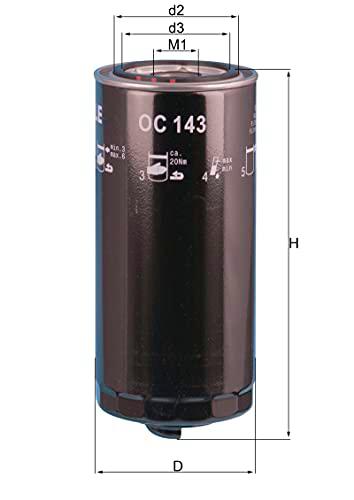 Knecht OC 143 Filtro de aceite