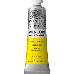 Winsor &amp; Newton Winton - Tubo óleo, 37 ml, tono amarillo limón