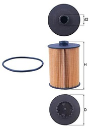 Mahle Siervo filtro ox983d öllfilter