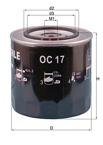 Knecht OC 17 Filtro de aceite