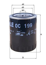 Mahle Filter OC199 Filtro De Aceite