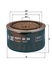Mahle Filter OC24 Filtro De Aceite