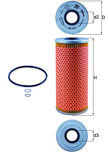 Knecht OX 121D filtro de aceite